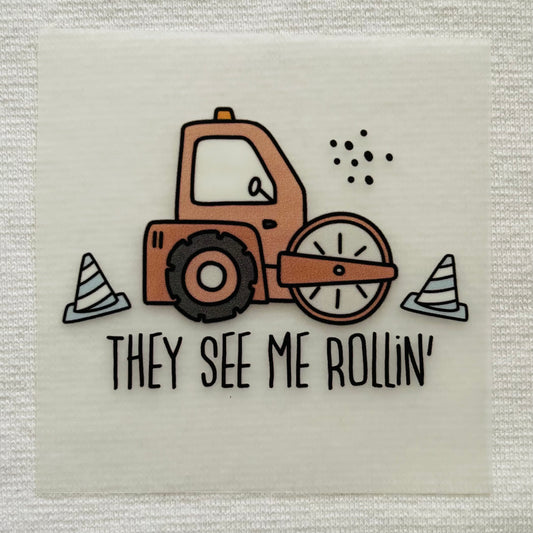 They see me rolling 7cm wide transfer (instock)