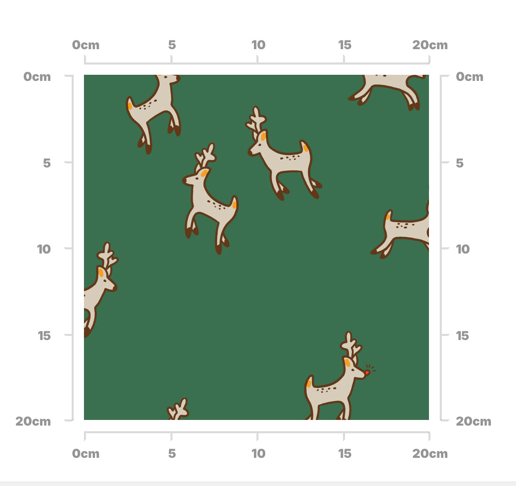 Mini reindeers (green)