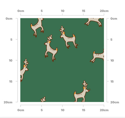 Mini reindeers (green)