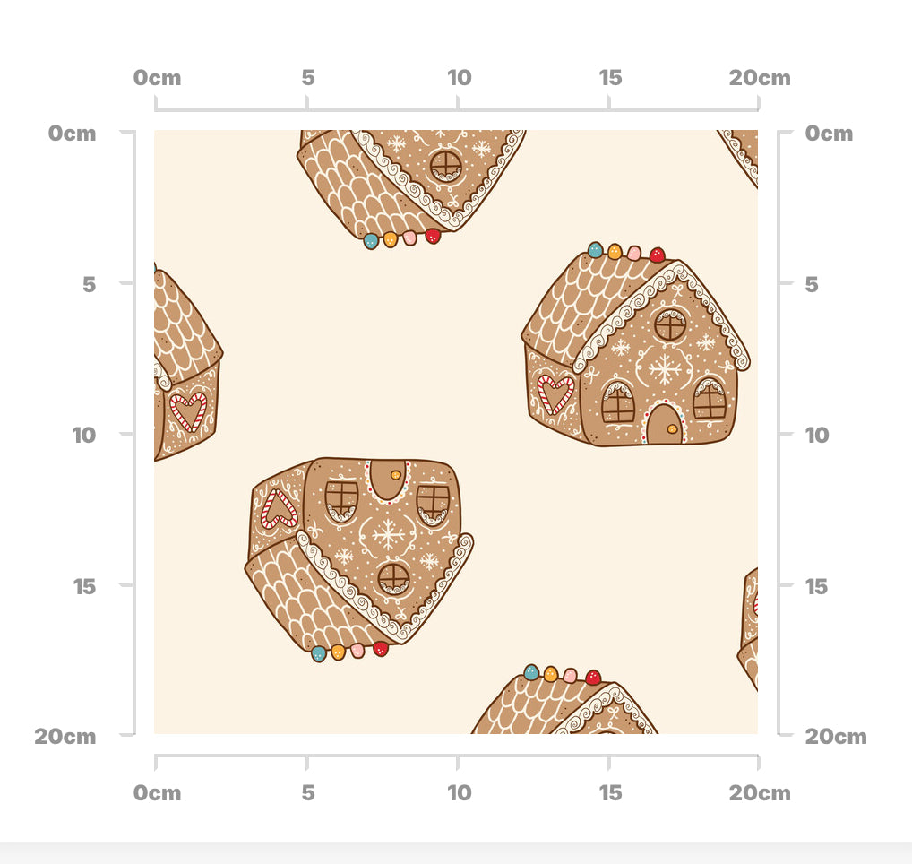 Gingerbread house (cream)