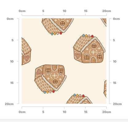 Gingerbread house (cream)