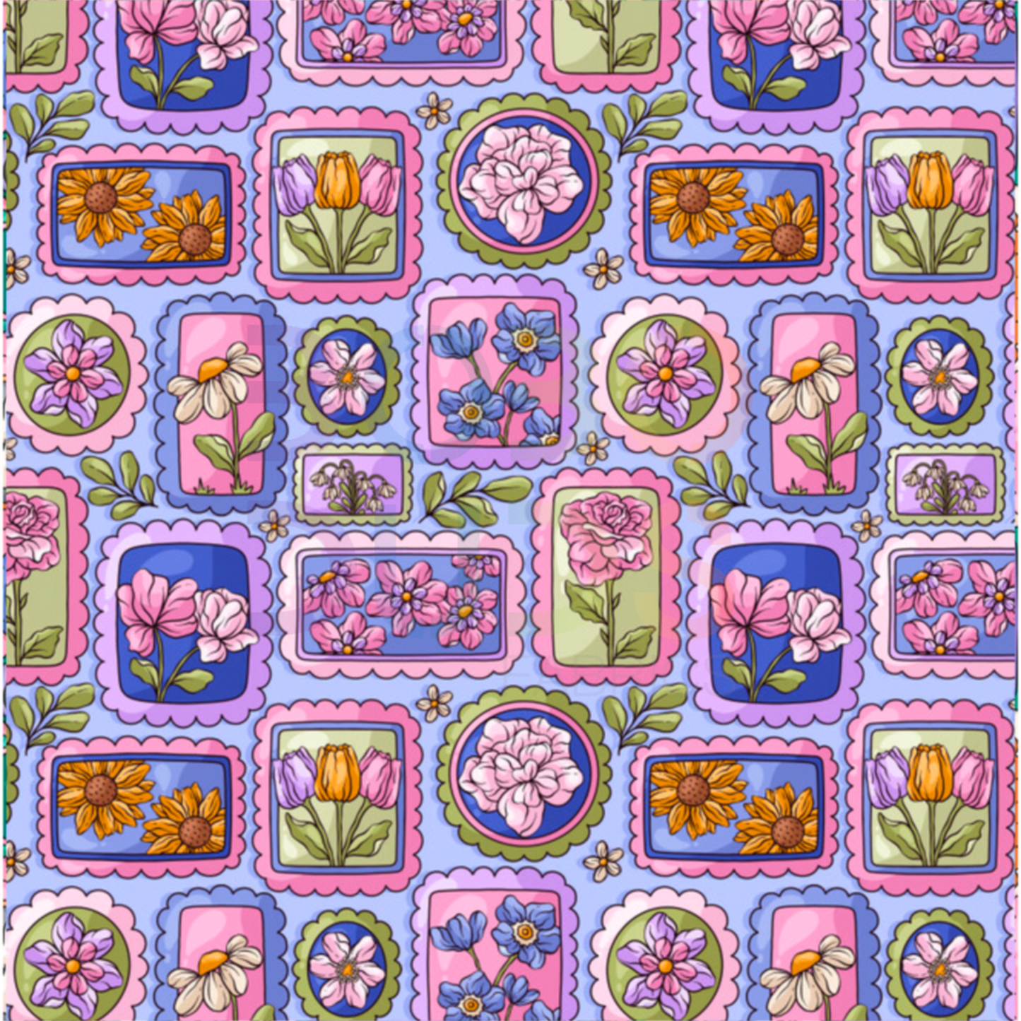 Floral stamps