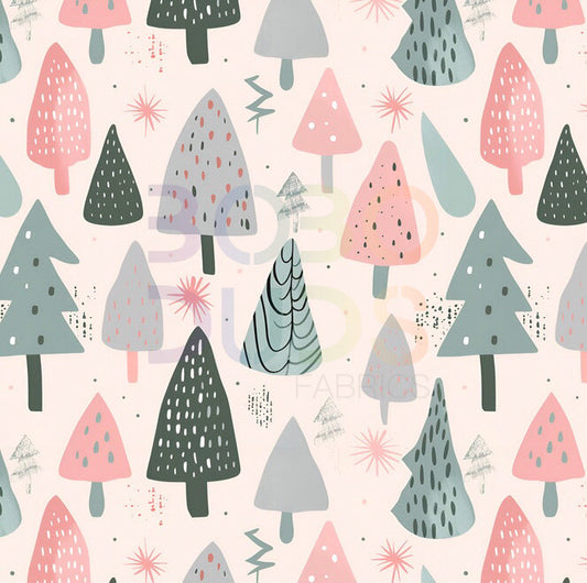 Christmas trees (pink)