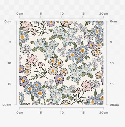 Candy floral (cool blue)