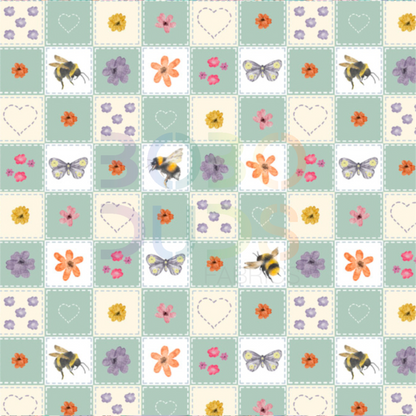 Spring gingham patch