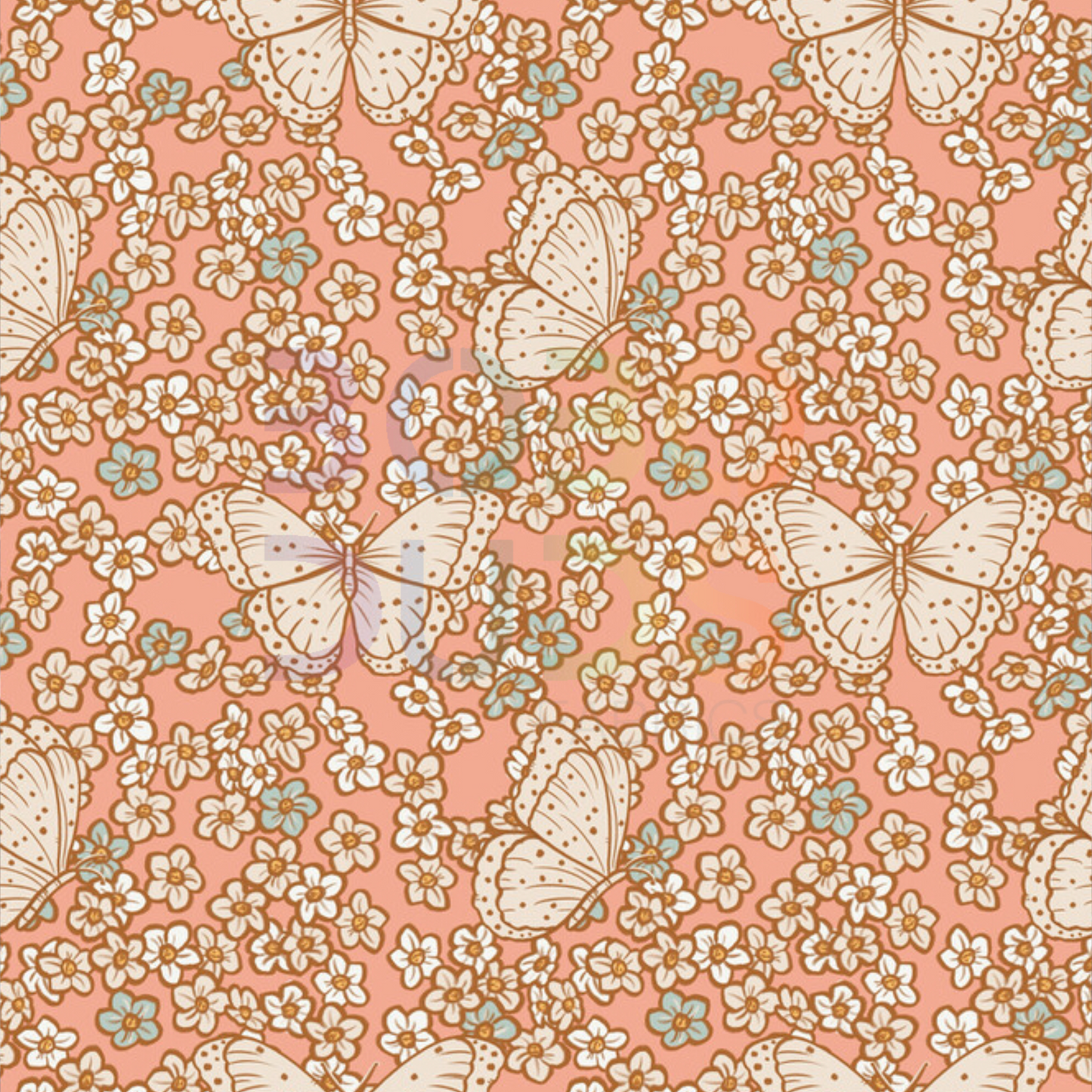 Tea butterflies (pink)