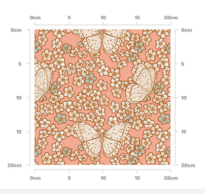 Tea butterflies (pink)