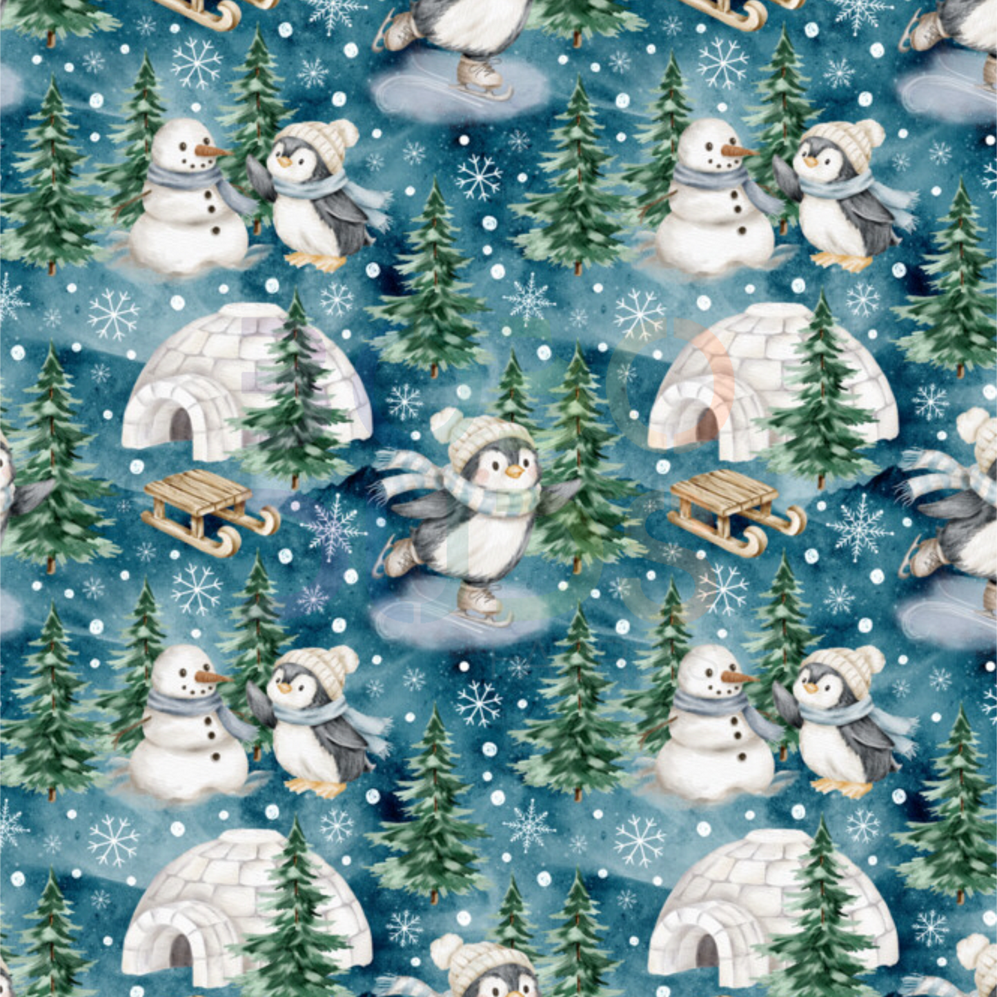 Skating penguins
