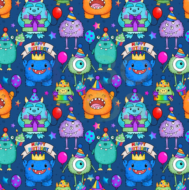 Monster Birthday BoBo DuDs Fabrics monster-birthday-bobo-duds-fabrics