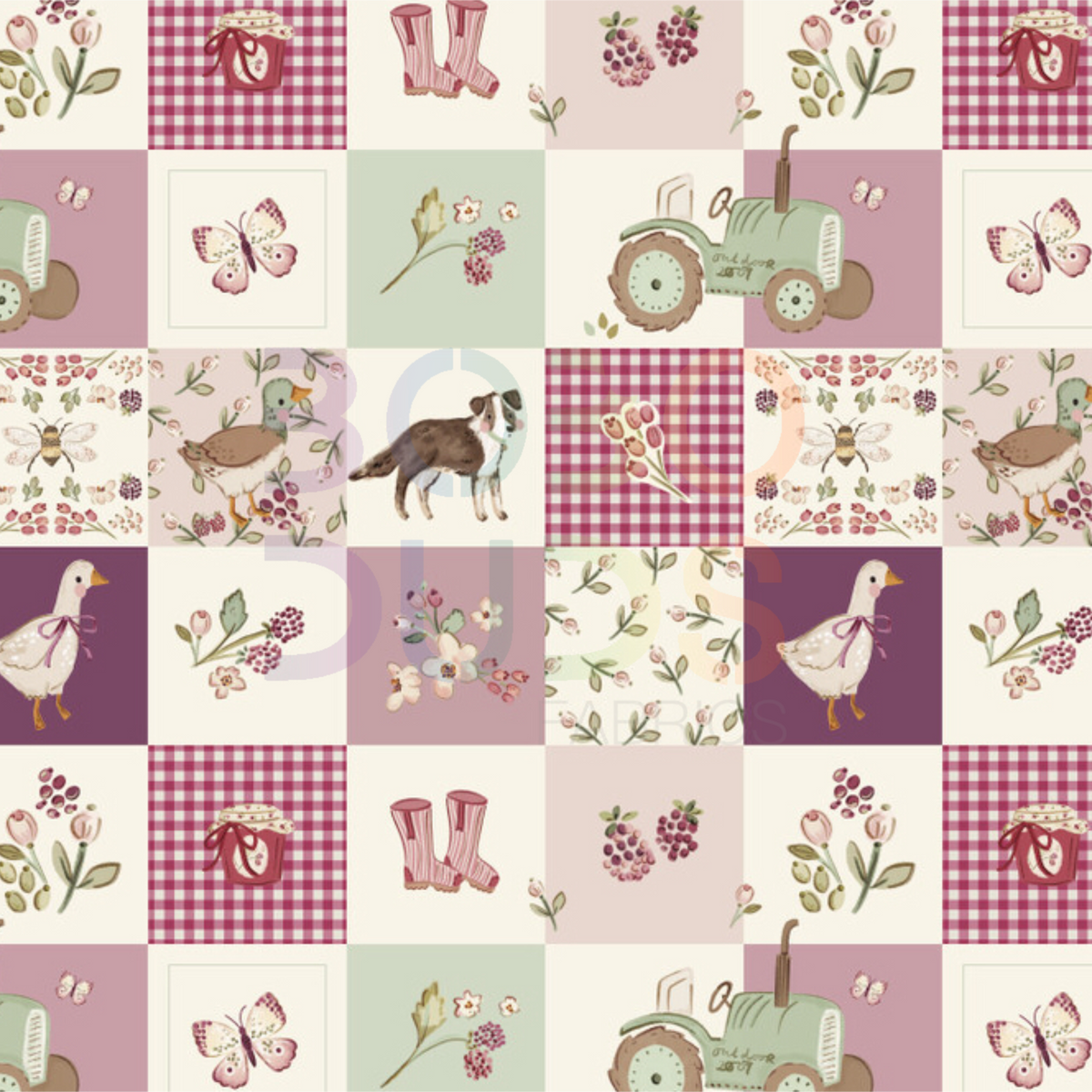 Cranberry quilt