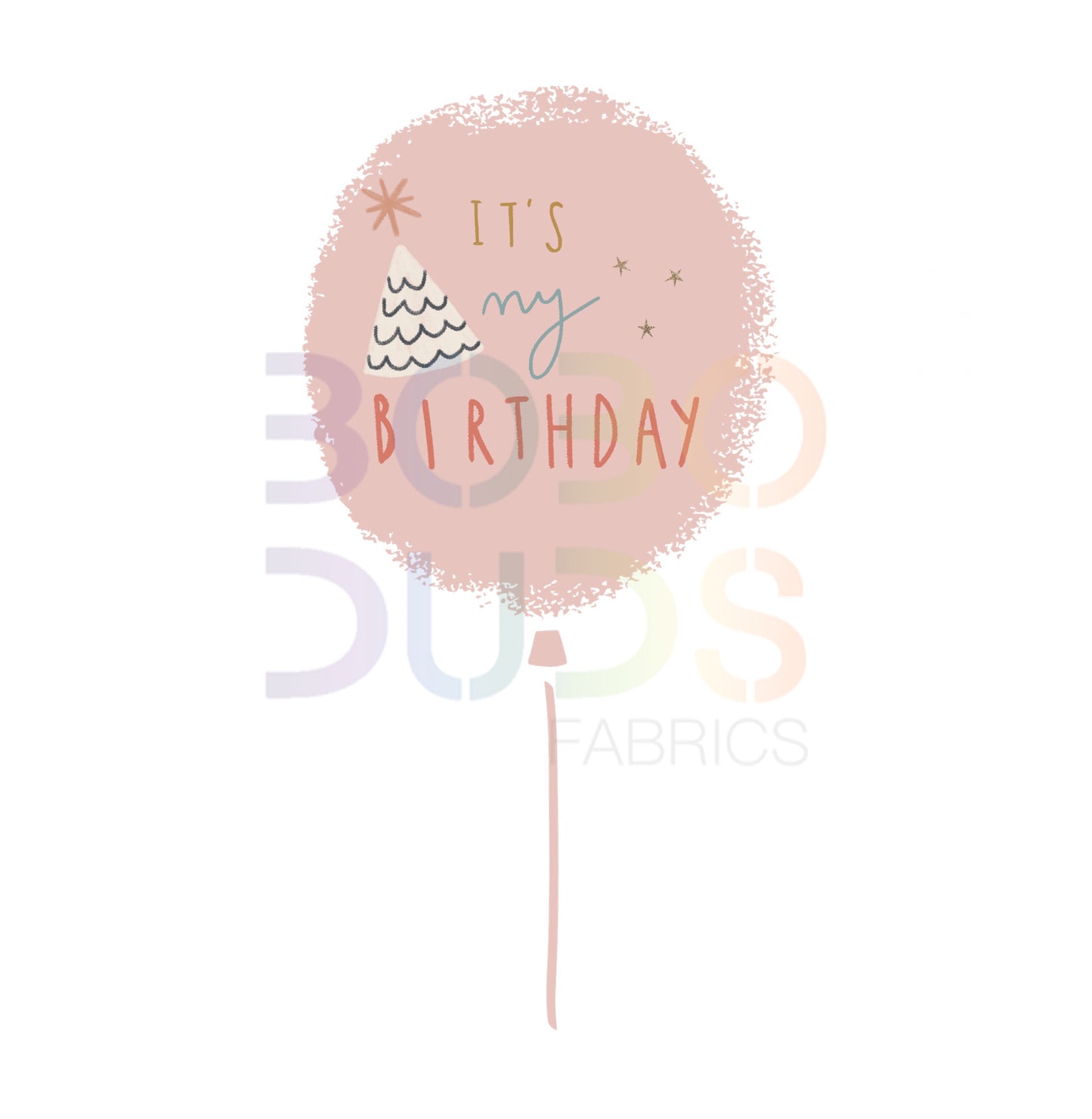 Its my birthday pink (PNG Transfer)