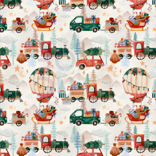 Christmas transport (white)