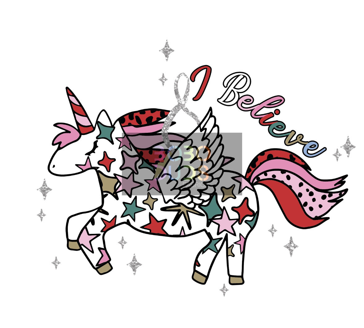 A unicorn christmas PNG Transfers