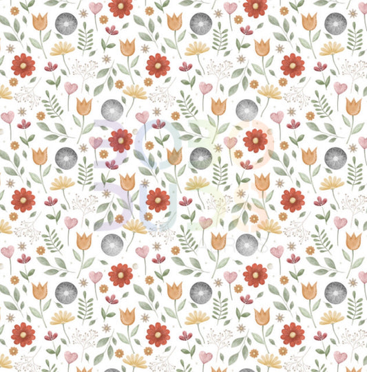 Ditsy autumn floral