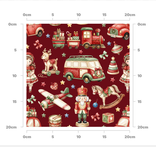 Christmas toys (red)