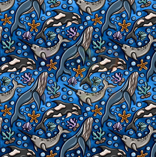 Whales (blue)