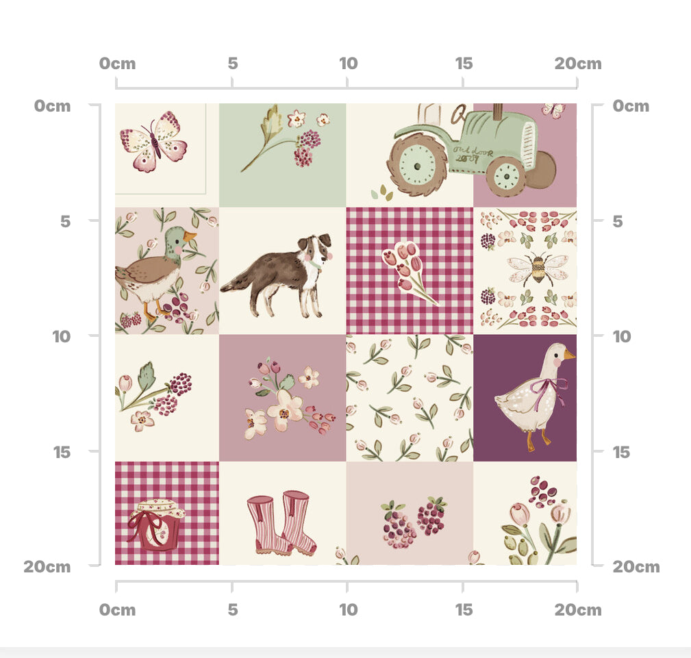 Cranberry quilt