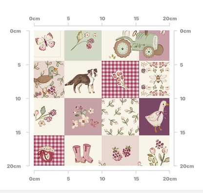 Cranberry quilt