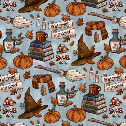 Blue Autumn wizardry
