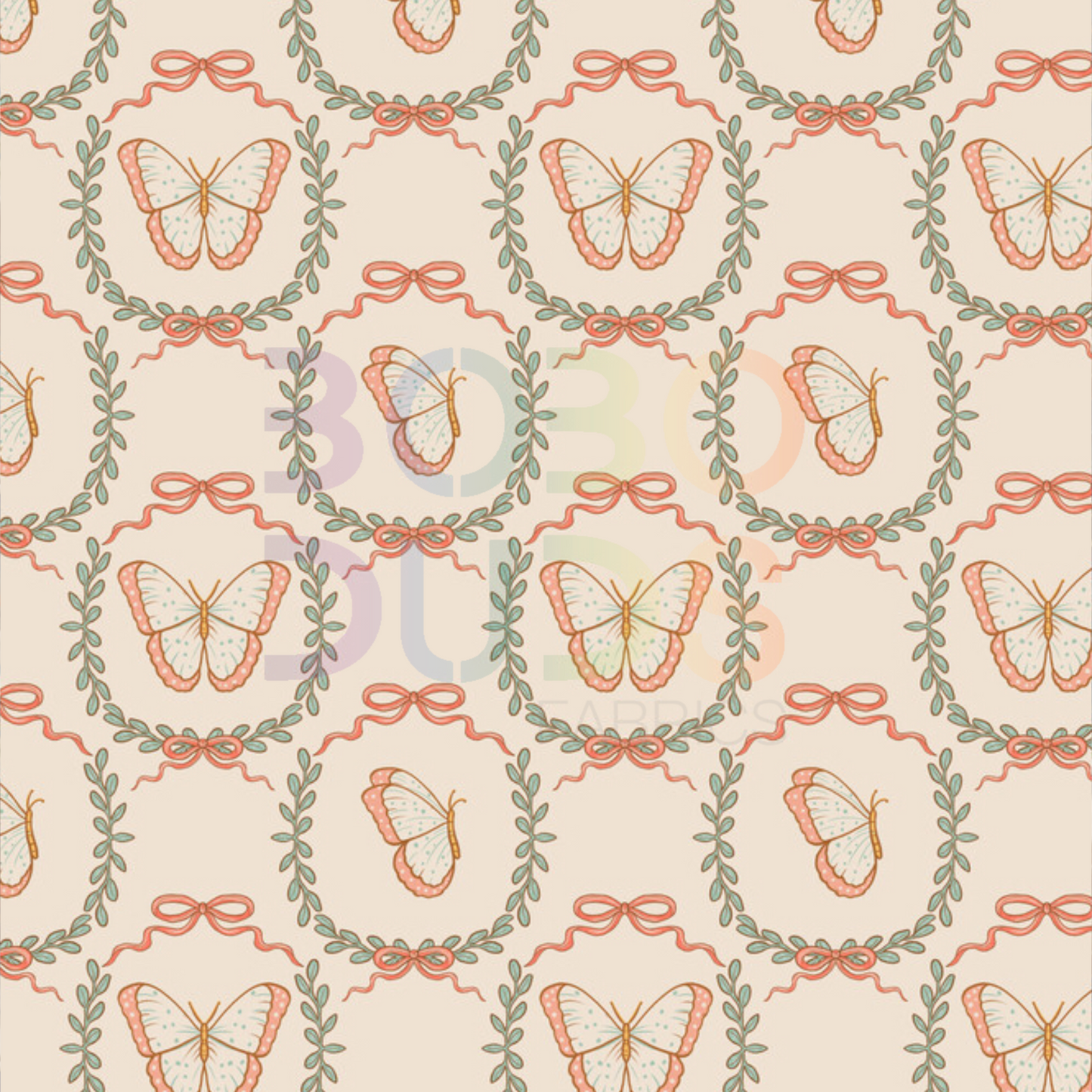 Tea butterflies and bows