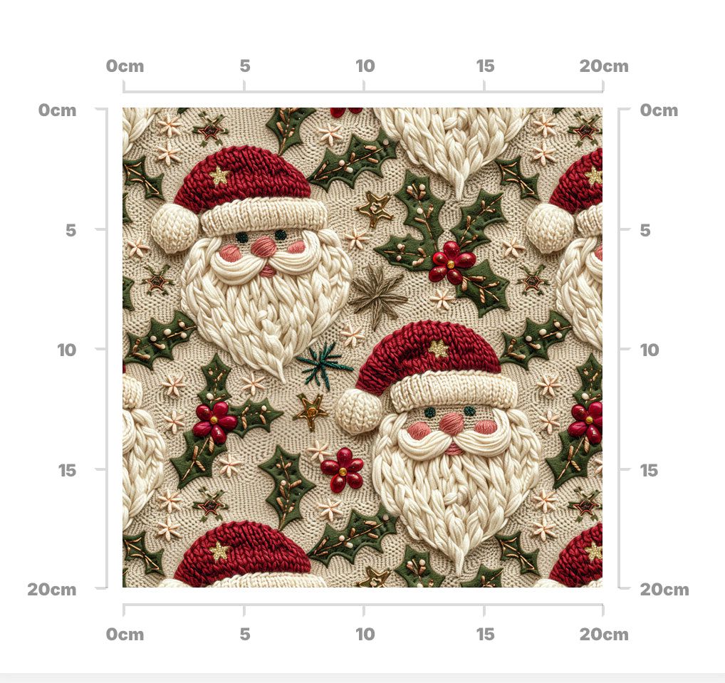 Santa emroidery