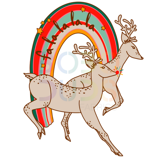Reindeer rainbow  (PNG Transfer)