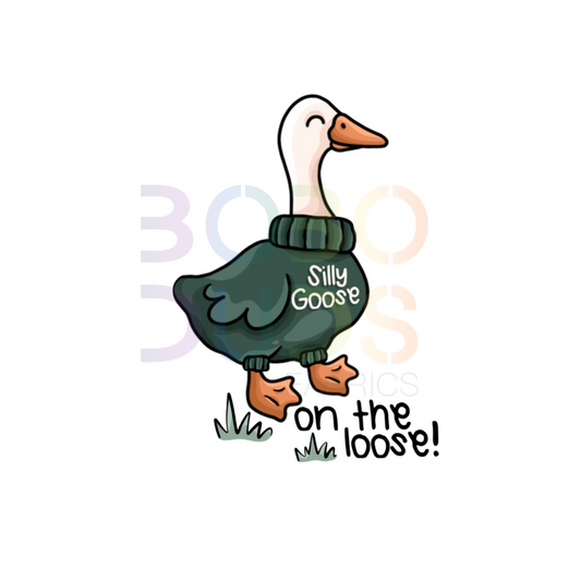 Silly goose (PNG Transfer)