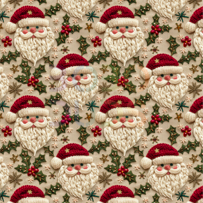 Santa emroidery