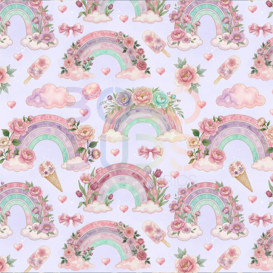 Rainbow blossoms