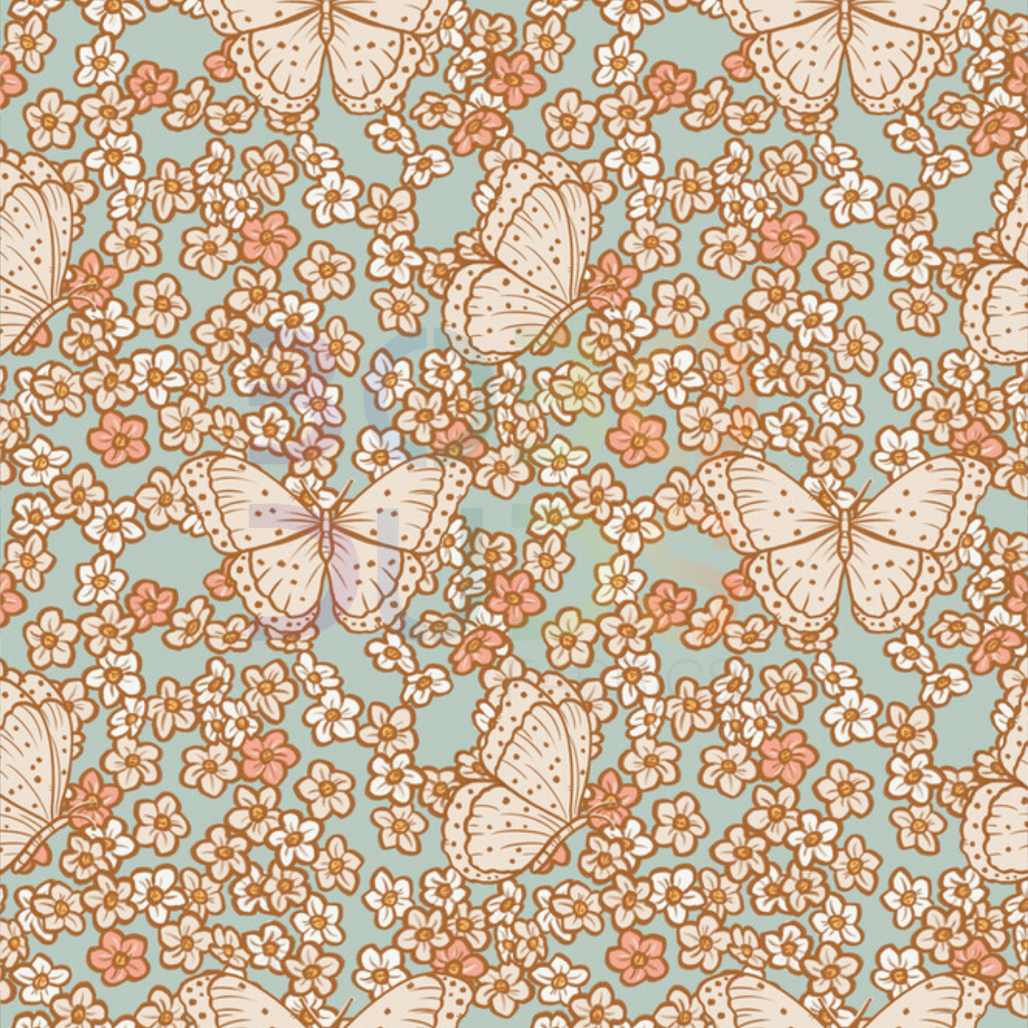 Tea butterflies (green)