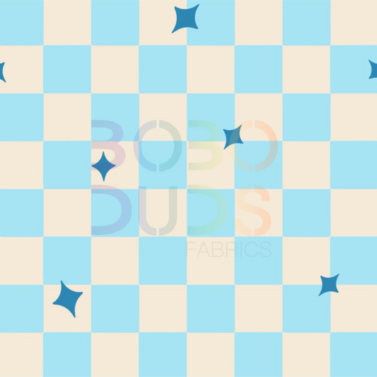 Candy checkers blue
