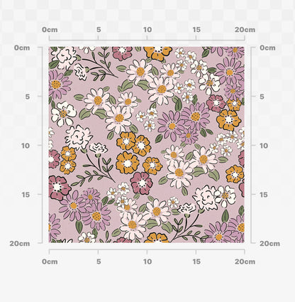 Candy floral (mauve)