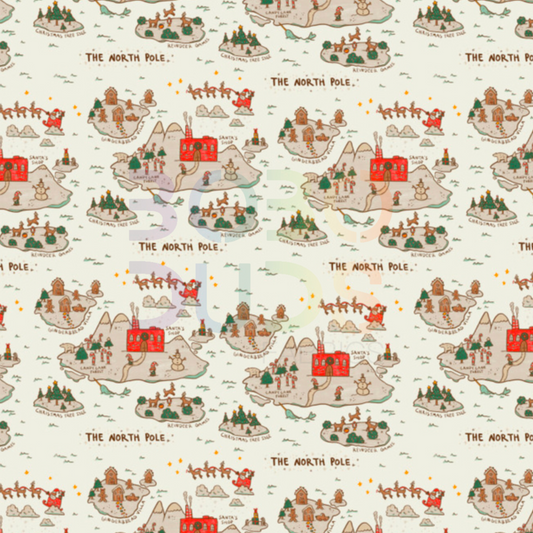 North Pole map