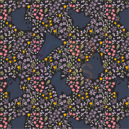 Floral spooks (denim)