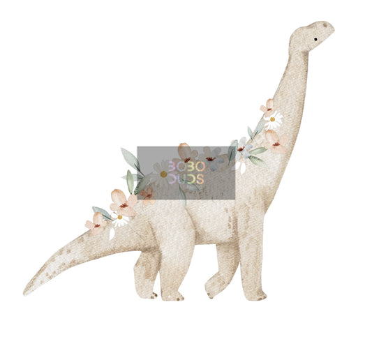 Floral dinos PNG transfer