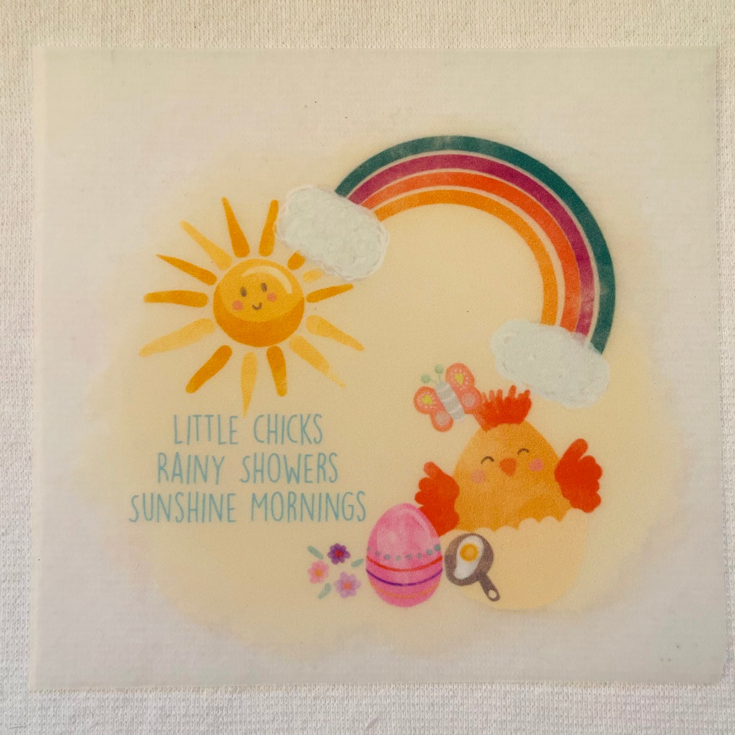 Easter fun 12cm wide transfer (instock)