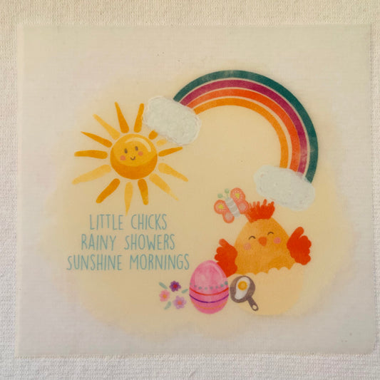 Easter fun 12cm wide transfer (instock)