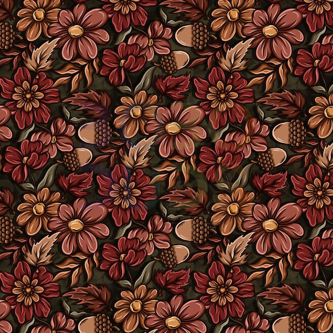 Autumn bold floral