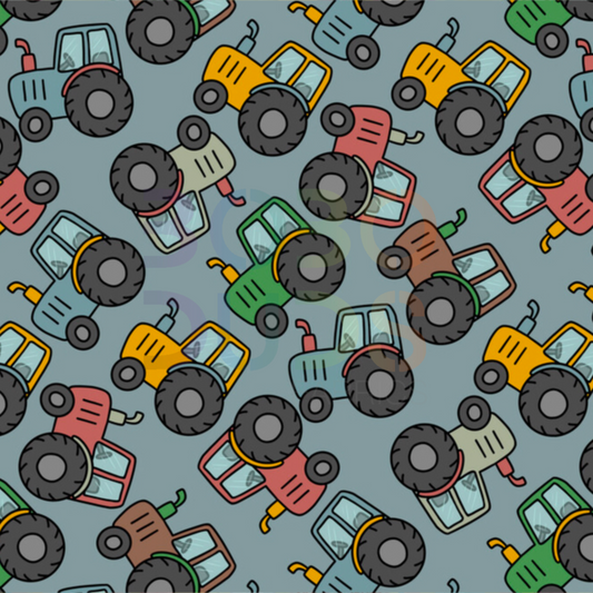 Muted tractors water