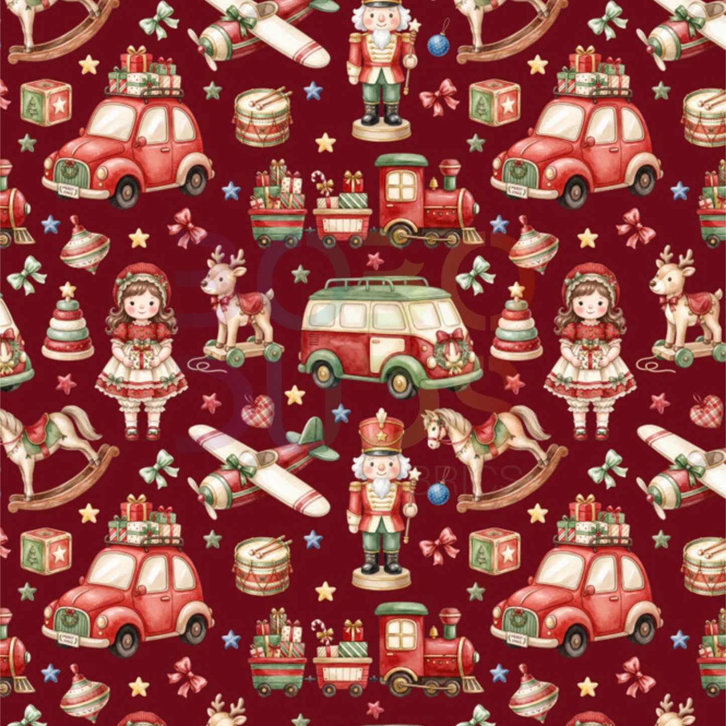 Christmas toys (red)