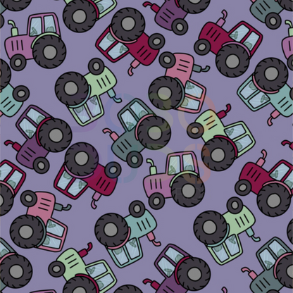 Purple tractors