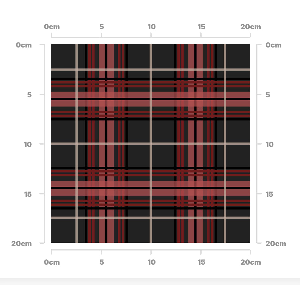 Tartan (black and red)