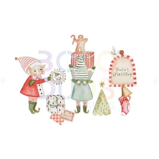 Santa works 2 (PNG Transfer)