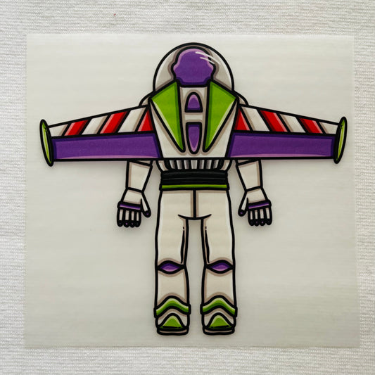 Space ranger 12cm tall transfer (instock)