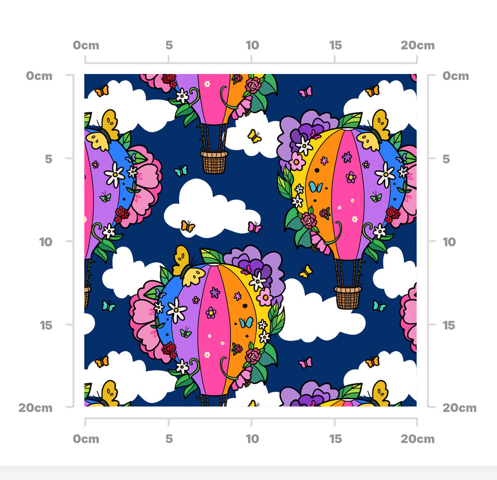 Rainbow air balloons