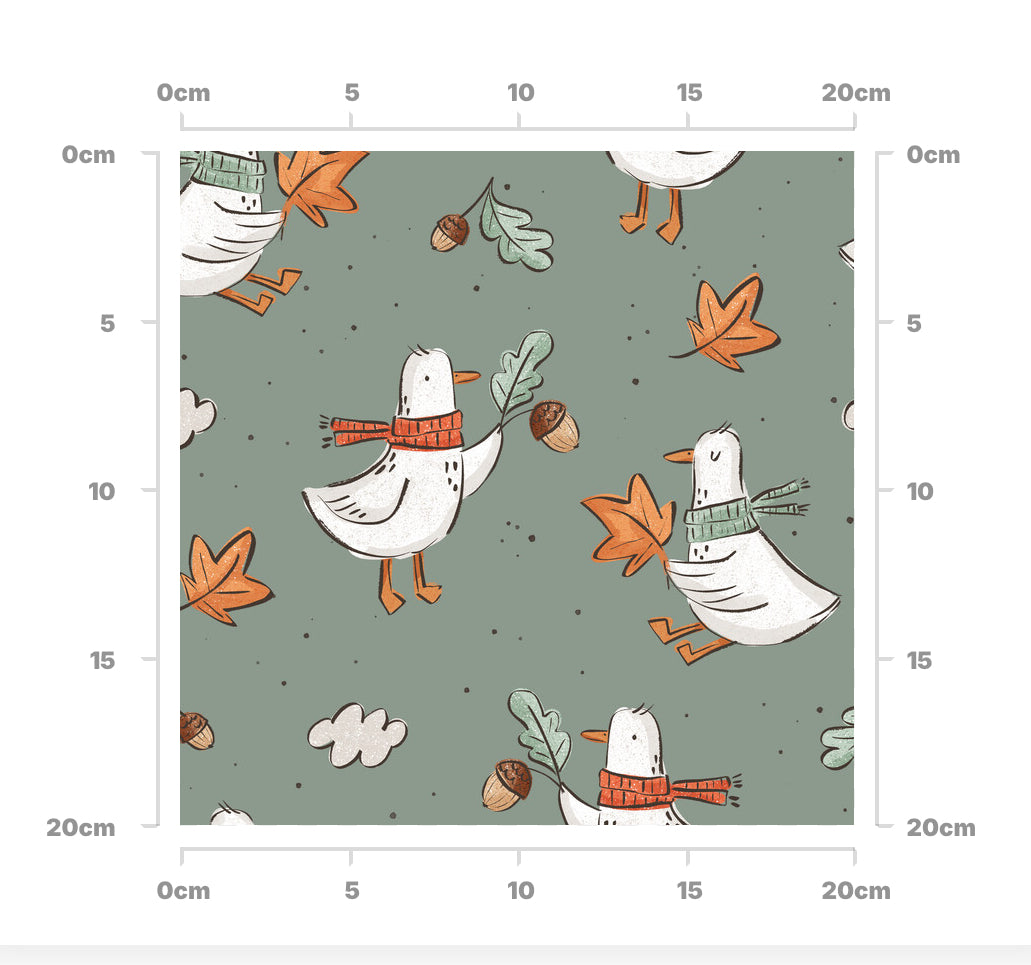 Autumn geese