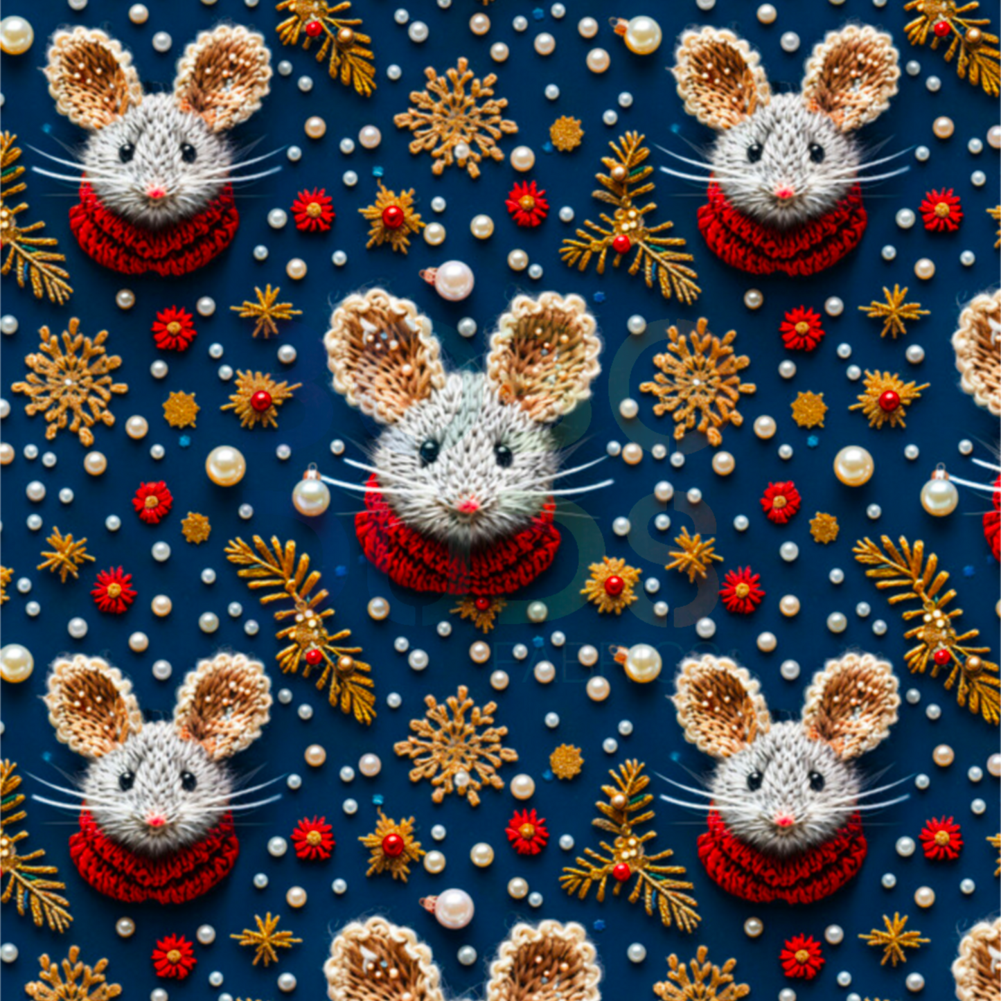 Knitted mice