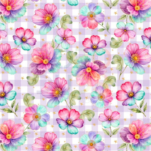 Rainbow flowers (check)
