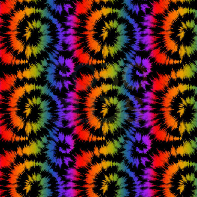 Bold tie dye