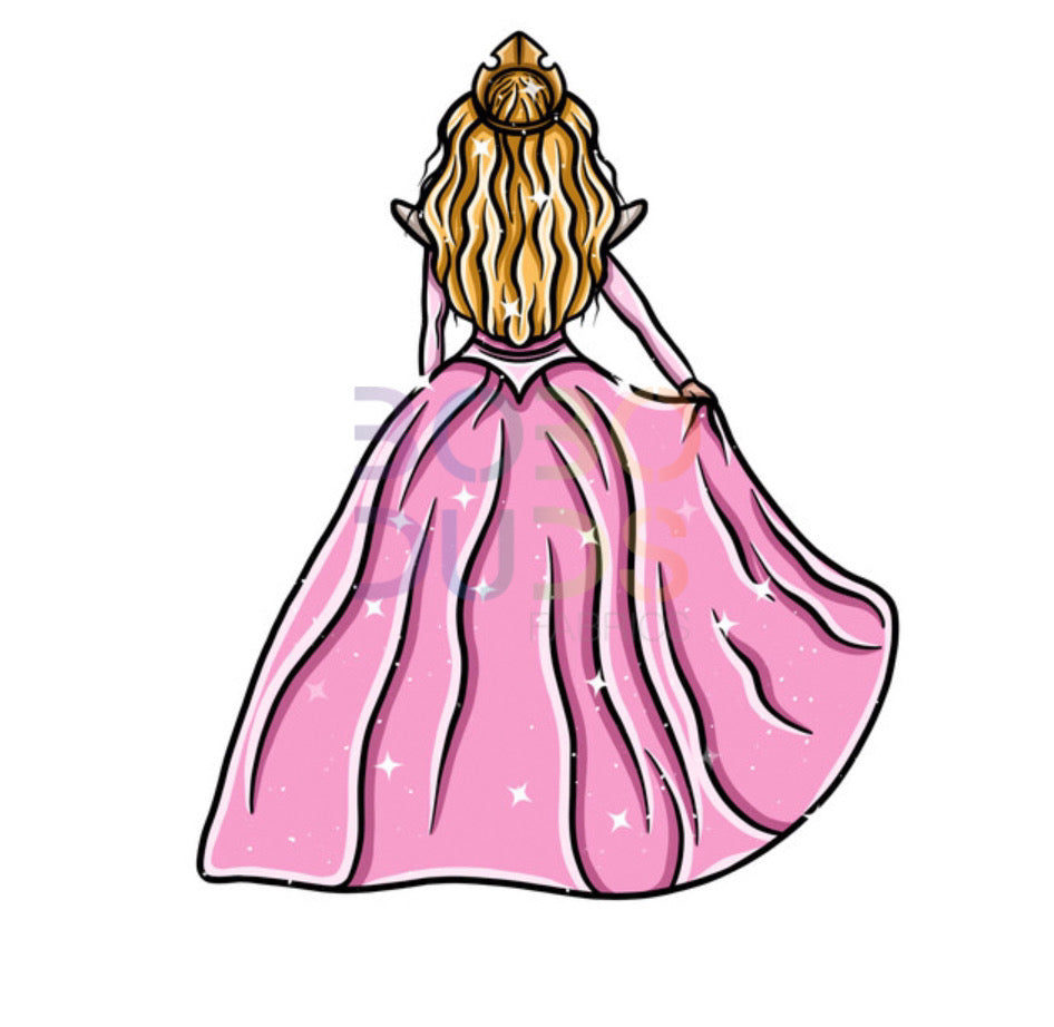 Princess (pink) PNG Transfer